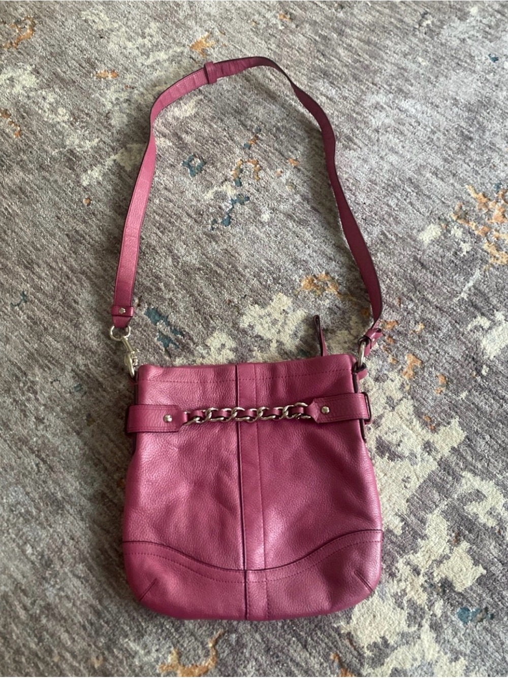 Pink coach purse